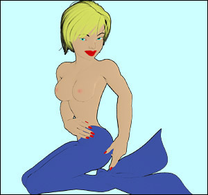 cartoon mermaid 1